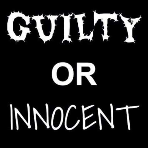 guilty or innocent lyrics
